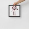 Simple Vase with Flowers Poster