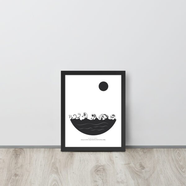 Ocean in a Bowl Poster
