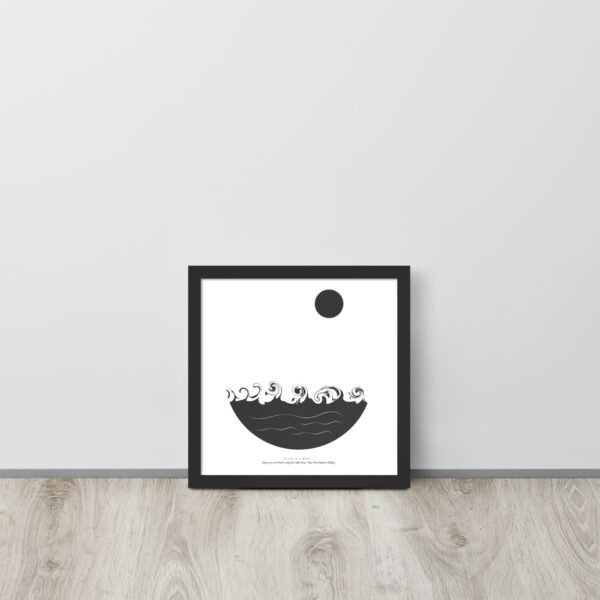 Ocean in a Bowl Poster