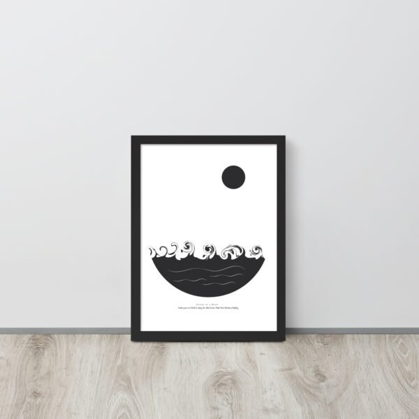 Ocean in a Bowl Poster