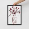 Simple Vase with Flowers Poster