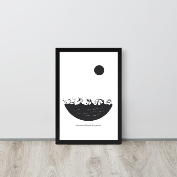 Ocean in a Bowl Poster