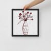 Simple Vase with Flowers Poster