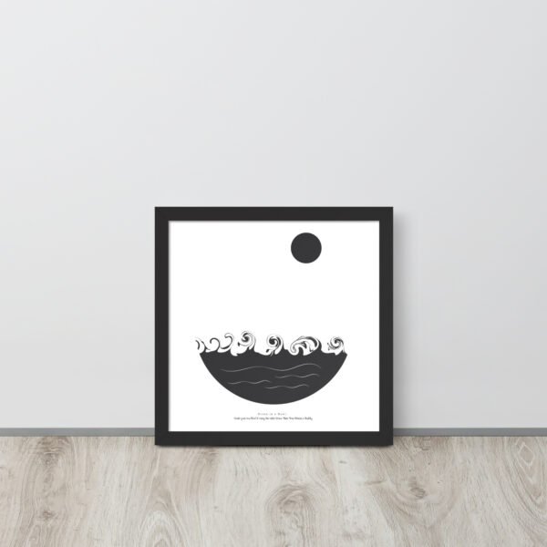 Ocean in a Bowl Poster