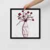Simple Vase with Flowers Poster