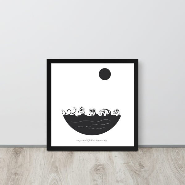 Ocean in a Bowl Poster