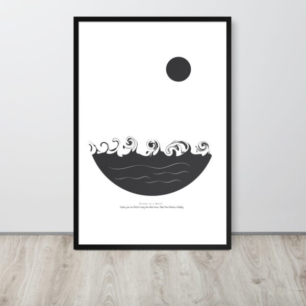 Ocean in a Bowl Poster