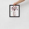 Simple Vase with Flowers Poster