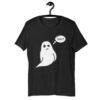 Confused Ghost T-Shirt (Funny Halloween Tee)