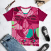 Women's All-over Print Floral Abstract T-shirt