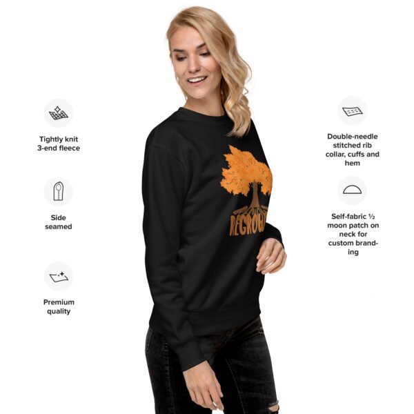 unisex-premium-sweatshirt-black-right-front-64b56152ce466.jpg Regrowth - Unisex Premium Sweatshirt