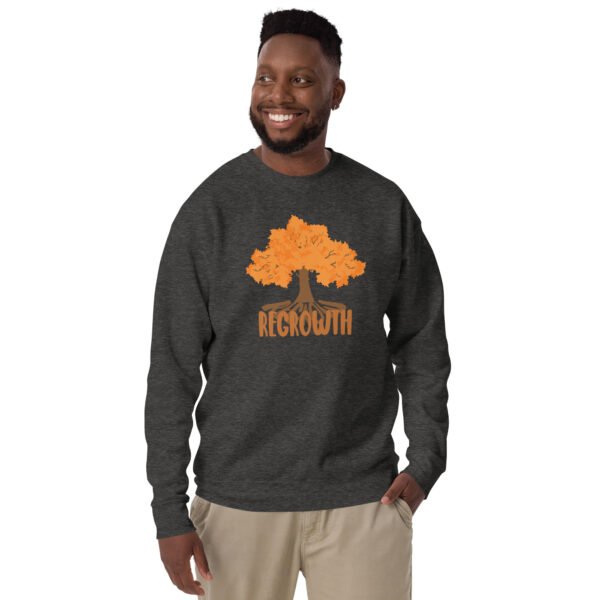 unisex-premium-sweatshirt-charcoal-heather-front-64b56152ce564.jpg Regrowth - Unisex Premium Sweatshirt