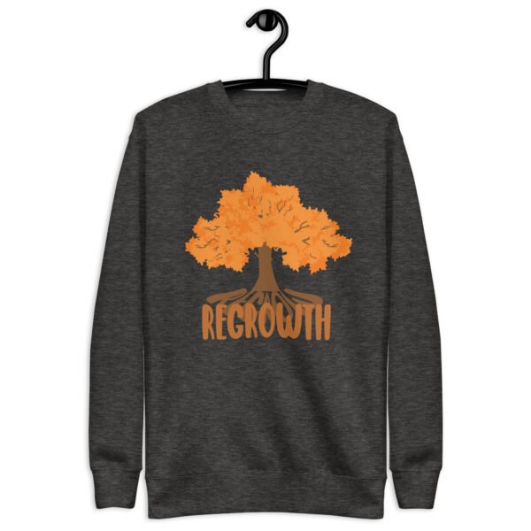 unisex-premium-sweatshirt-charcoal-heather-front-64b56152ceabb.jpg Regrowth - Unisex Premium Sweatshirt