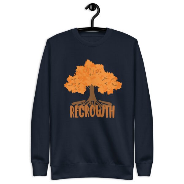 unisex-premium-sweatshirt-navy-blazer-front-64b56152ce881.jpg Regrowth - Unisex Premium Sweatshirt