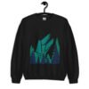 unisex-crew-neck-sweatshirt-black-front-64e5f61dd9135.jpg Gator Geometric art - Unisex Sweatshirt