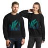 unisex-crew-neck-sweatshirt-black-front-64e5f61ddaadd.jpg Gator Geometric art - Unisex Sweatshirt