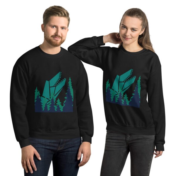 unisex-crew-neck-sweatshirt-black-front-64e5f61ddaadd.jpg Gator Geometric art - Unisex Sweatshirt