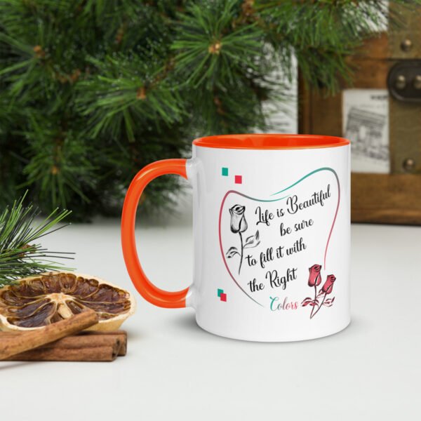 white-ceramic-mug-with-color-inside-orange-11oz-left-64eb5a1bc7129.jpg Life is Beautiful - Mug with Color Inside