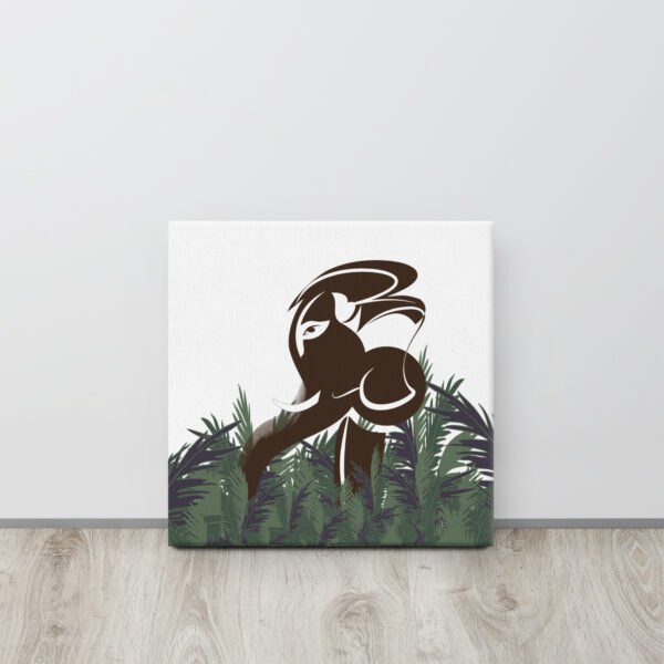 Abstract Elephant Art Canvas Print