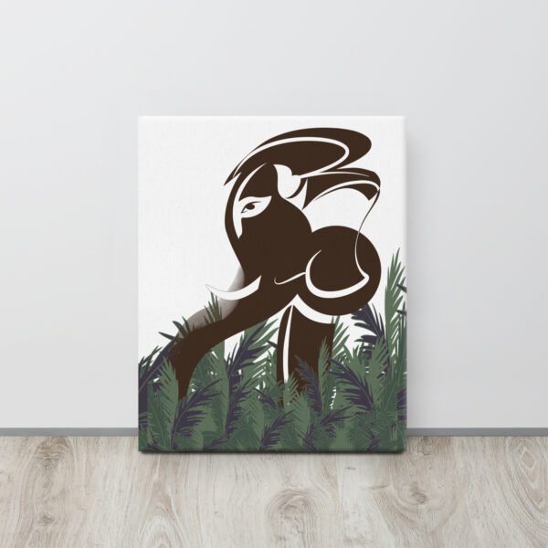 Abstract Elephant Art Canvas Print