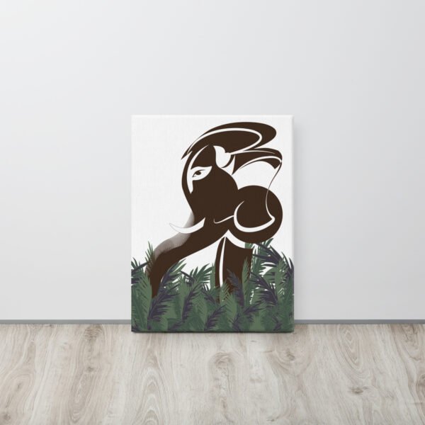 Abstract Elephant Art Canvas Print