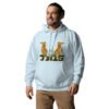 unisex-premium-hoodie-sky-blue-left-front-64f7038b99c8b.jpg Be Still Llama Geometrical Art - Unisex Hoodie