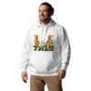 unisex-premium-hoodie-white-left-front-64f7038b9b4e1.jpg Be Still Llama Geometrical Art - Unisex Hoodie