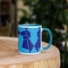 Buddy Geometric art - Mug with Color Inside