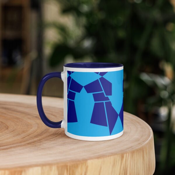 Buddy Geometric art - Mug with Color Inside