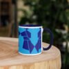 Buddy Geometric art - Mug with Color Inside