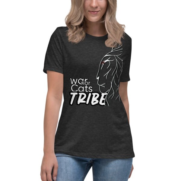 womens-relaxed-t-shirt-dark-grey-heather-front-6595451fdabd7.jpg Warrior Cats Women's Relaxed T-Shirt
