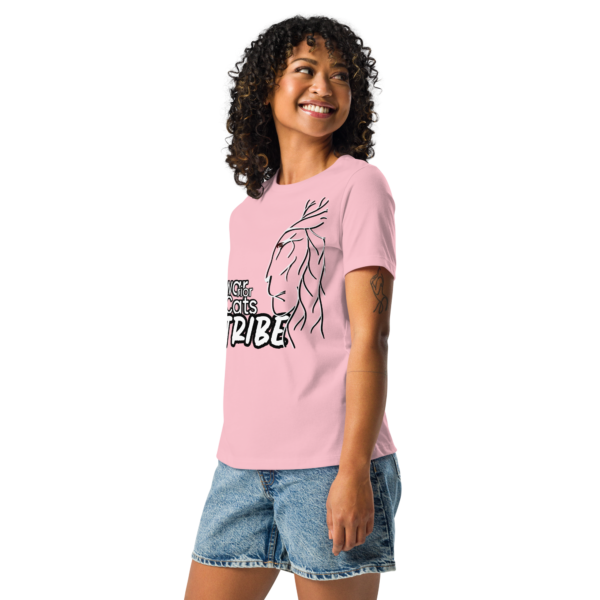 womens-relaxed-t-shirt-pink-left-front-659524c46b187 Warrior Cats Women's Relaxed T-Shirt